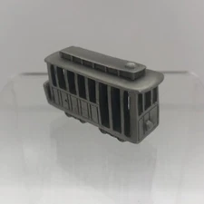 Rawcliffe Pewter Miniature Trolley Car Train Streetcar Figurine 1981
