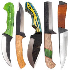 Carbon Steel Fixed Blade Hunting Knife | Full Tang Outdoor & Camping Knife