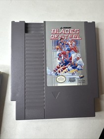 Blades of Steel - Nintendo NES Game With Box Slip Cover Original 