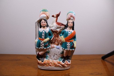 Antique Staffordshire Pottery Flatback Figurine   1855-1875