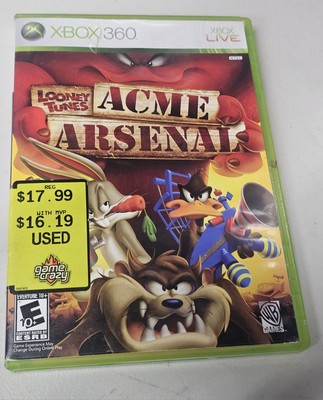 Looney Tunes: Acme Arsenal Microsoft Xbox 360 2007 Tested W/ Manual