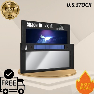 Auto Darkening Welding Lens Shade 10 Silver 2x4 1/4 Ultra Clear