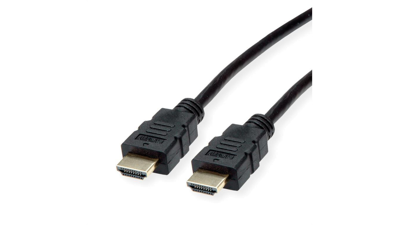 Кабель ROLINE HDMI High Speed z Ethernet, TPE, черный, 2 м