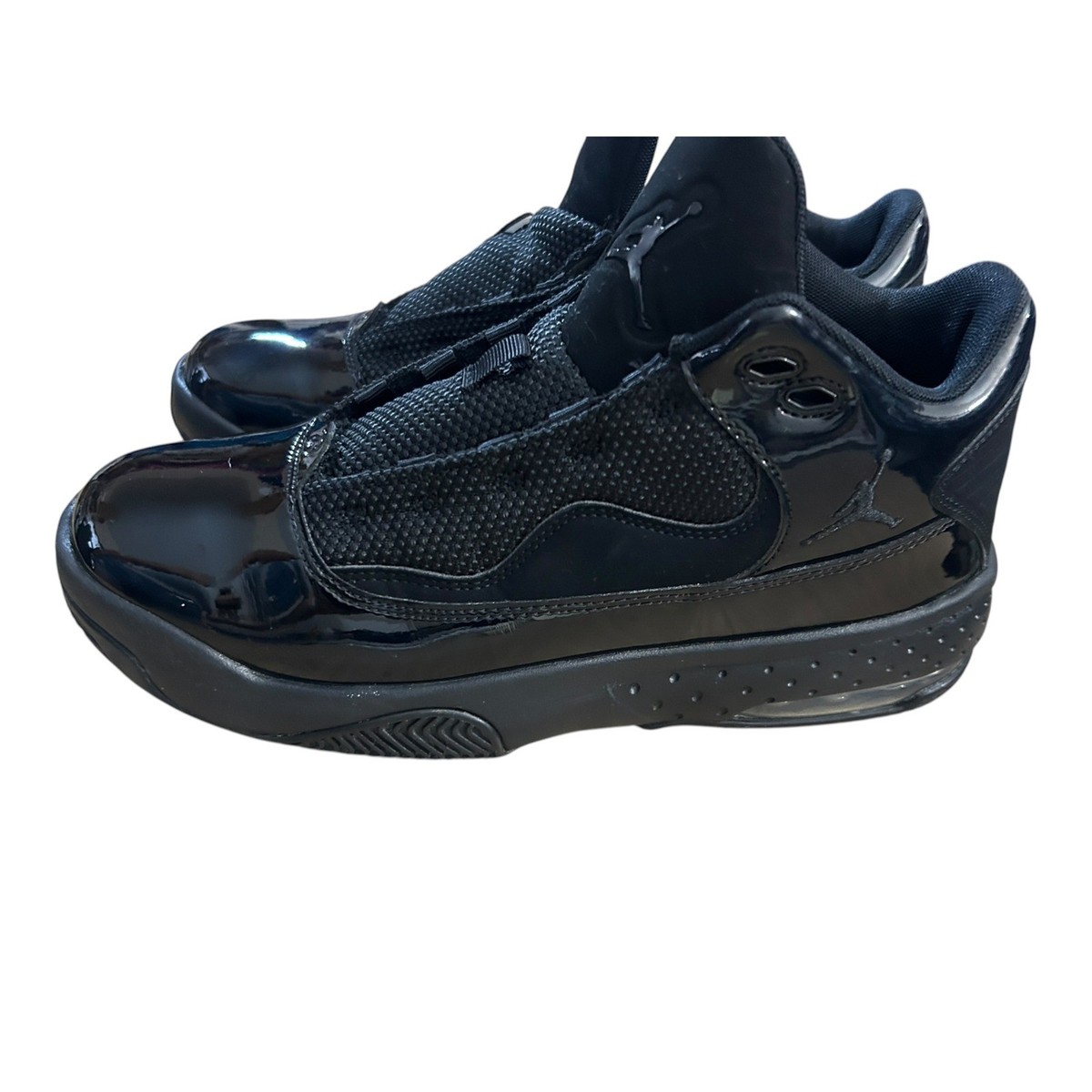 Jordan Max Aura 2 Triple Black Patent Leather Sneakers DA8021-003