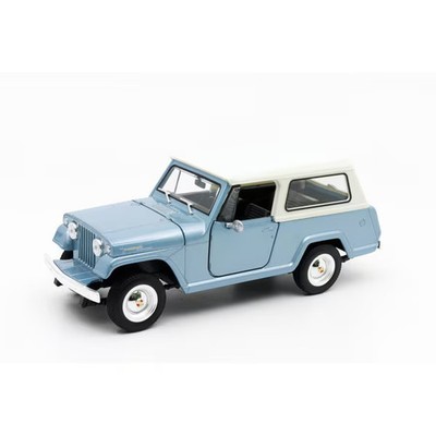 WE24117HMBL 1/24 Jeepster Command Station Wagon 1967 Blue [Diecast Mini Car]