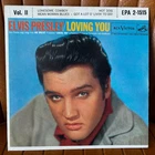 ELVIS PRESLEY EP LOVING YOU VOL II 45 PICTURE SLEEVE ONLY RCA EPA 2-1515 EX !!