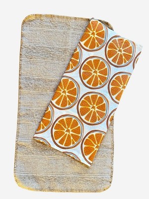 IKEA KLEJS Rug (30x17) + TORVFLY Kitchen Towel (24x17.5)-Scandi Neutral & Citrus