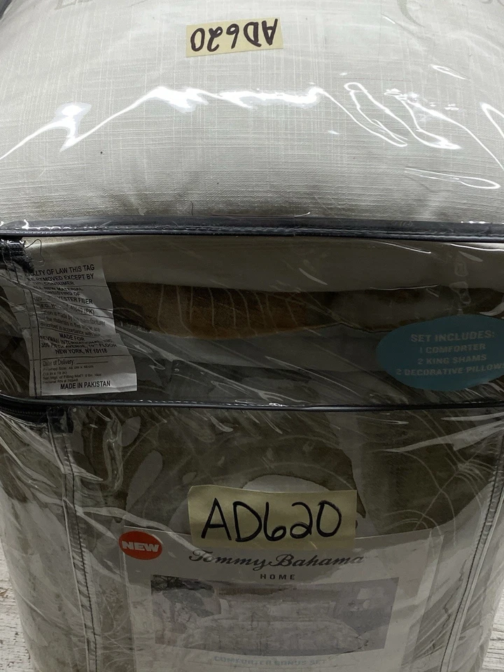 Juego de 5 edredón Tommy Bahama Raw Coast Queen nuevo Foto 3 de 4