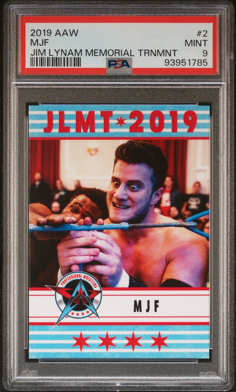 MJF 2019 AAW Jim Lynam Memorial Tournament #2 PSA 9 Mint AEW