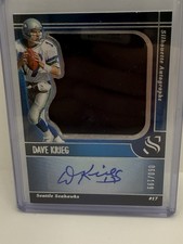 Dave Krieg 2025 Panini Silhouette Patch Auto /199 #SA-DKG