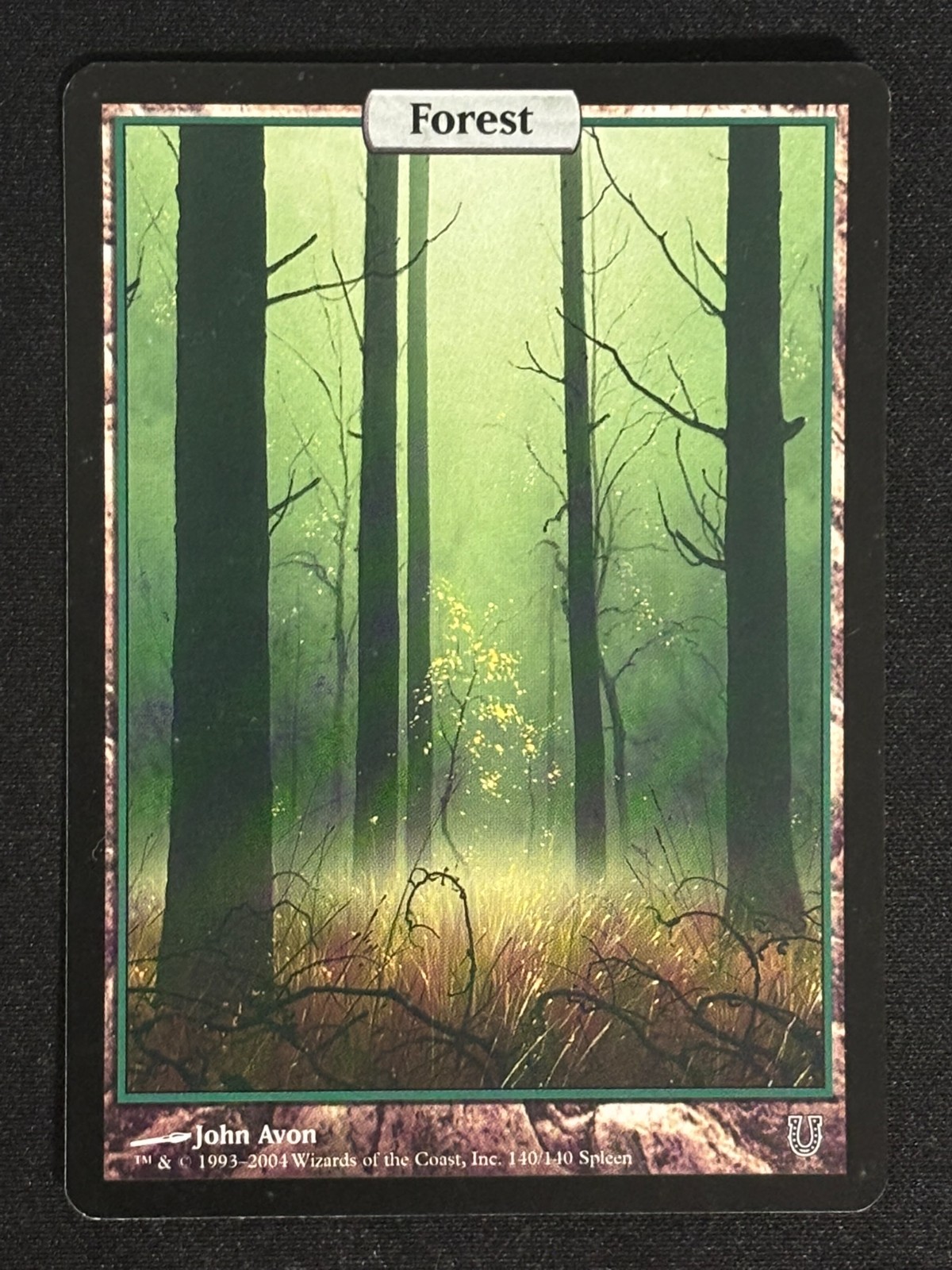 1x MTG Forest - Full Art - Unhinged (UNH) #140 - Magic the Gathering