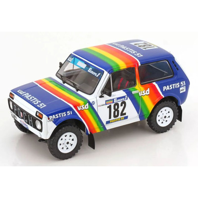 LADA NIVA N.182 RALLY PARIS-DAKAR 1984 J.P JABOUILLE-M.SARDOU 1:18 Solido Auto C