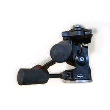 Manfrotto Bogen 3039 3-Way Pan/Tilt Tripod Head W/Camera Plate - Excellent