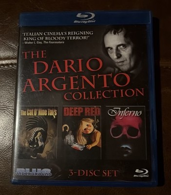 Dario Argento Collection Blu-ray - The Cat O  Nine Lives Deep Red Inferno USED