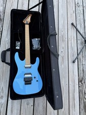 Dean MD24 Floyd Roasted Maple 2021 - Vintage Blue Dean Guitar W/Case Jumbo Frets