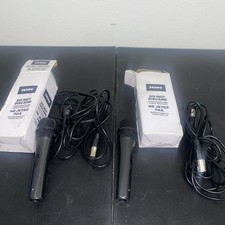 ION Audio Total PA Ultimate Microphone and 15' XLR 3 Pin Cable lot of 2