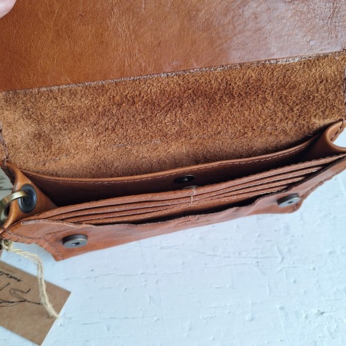 Inkolives Hand Made Leather Borsellino Wallet Clutch BNWT Made In Naples Italy - Bild 8 von 18