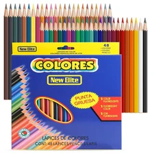 Colored Pencils for Adult Coloring Books, 48 Colored Pencil Set for Artist