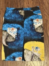 Women’s Fitted Stretch Skirt By modern Love Us 10 Over The Knee Parrot Design