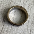Tungsten Ring Black Wood Grain Design Wedding Band ID Size 8 (10g) Men’s — photo 3