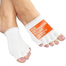 Gel Toe Separator Socks for Women   Pain Relief, 1 Pair Pack of 1 