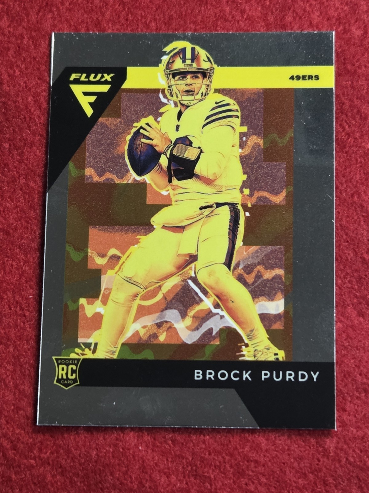 2022 Panini Chronicles Brock Purdy Rookie Flux San Francisco 49ers RC Card