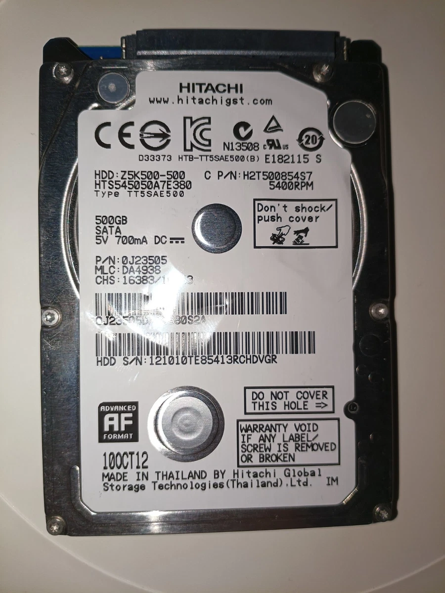 Hitachi 500GB Computer Internal Hard Disk Drives for Sale - eBay