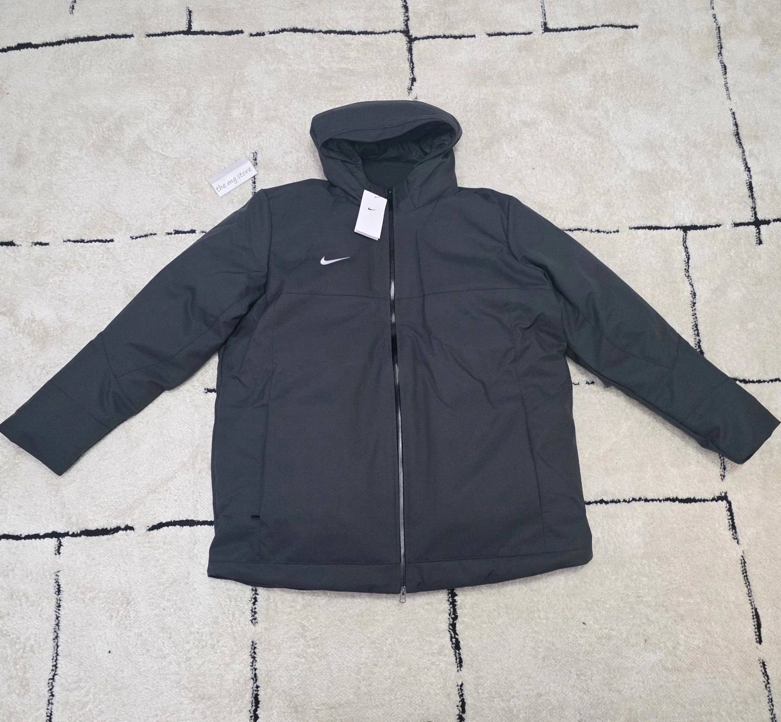 Nike 550 Duck Down Parka Winter Coat Dark Gray DJ6526-060 Men's Sz 2XL NWT