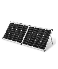 Dokio 100W (New)Portable Foldable Solar Panel Monocrystalline suitcase Control