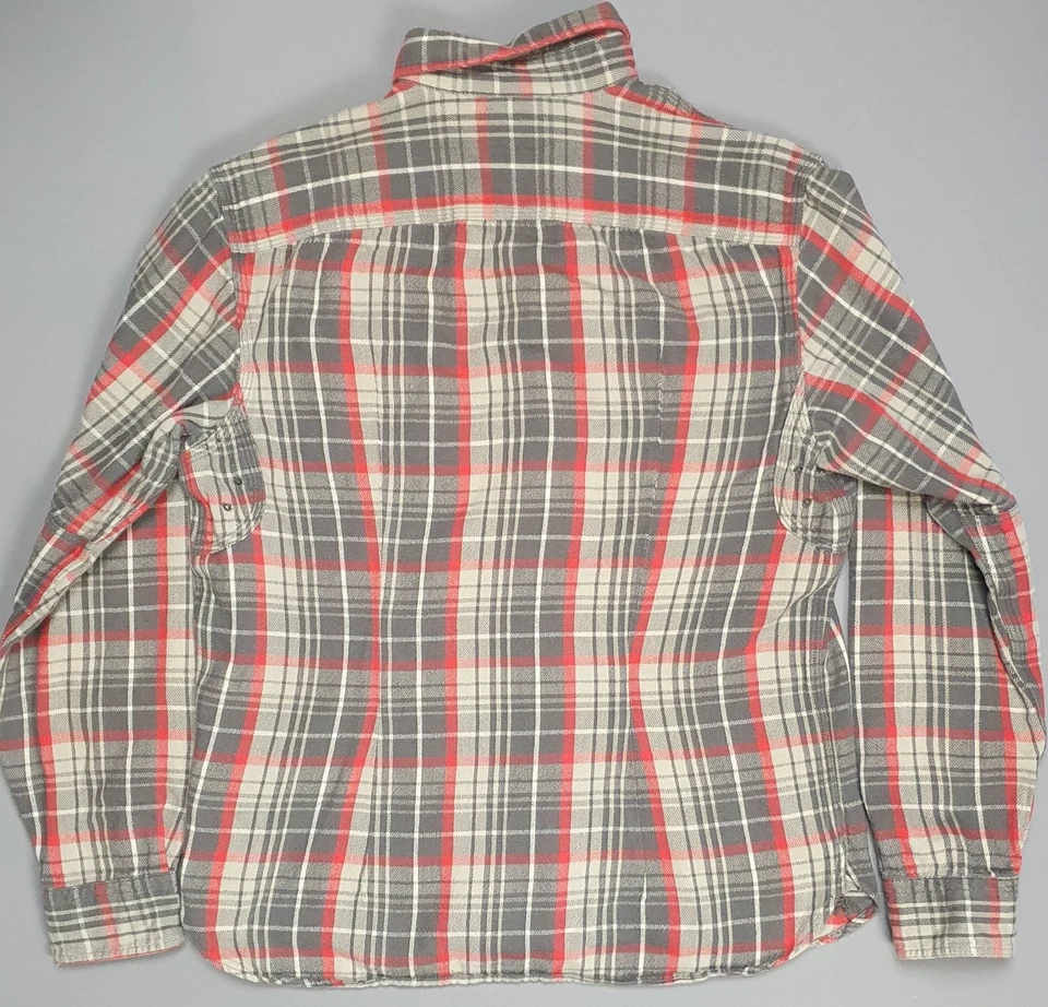 Ralph Lauren Double RRL Mens Plaid Checked Flannel Shirt Small - Image 2 of 4