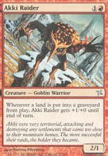 Betrayers of Kamigawa #92 Akki Raider