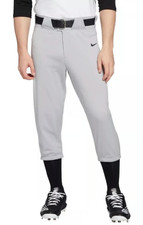 Nike Vapor Select Baseball Pants Mens SZ M Medium Gray New BQ6432-052