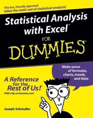 Statistical Analysis with Excel for Dummies  Paperback Joseph Sch