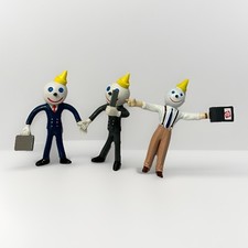 Vintage Jack in the Box Jack CEO Businessman Lot of 3 Figures Promo Toys 1990s