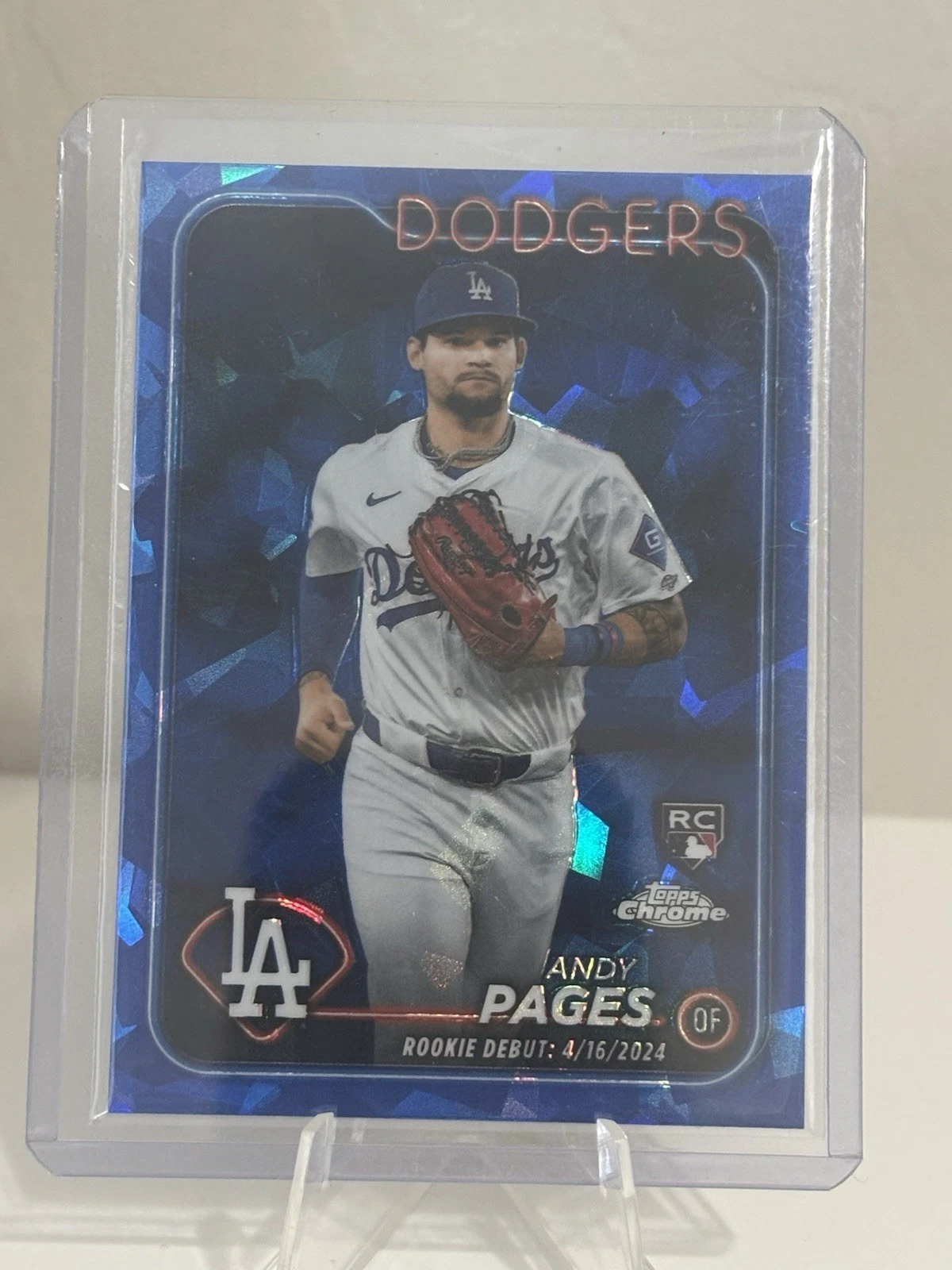 2024 Topps Chrome Update Sapphire Edition Debut Andy Pages #USCS108 Rookie RC