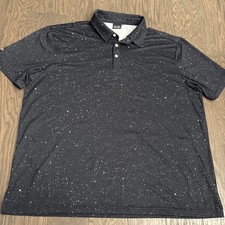 Sunday Swagger Golf Polo Mens XL Astro Space Nebula Cosmic Performance Shirt EUC