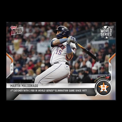 2021 Topps Now 1032 Martín Maldonado