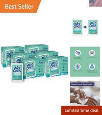 Pocket-Sized Individually Wrapped Hand Wipes for Sensitive Skin  144 Count