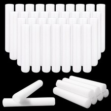 36 Pcs 6 Inch White Foam Cylinders for DIY Crafts and Decorations
