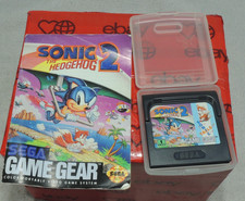 Sonic the Hedgehog 2 Sega Game Gear Cartridge w/  Manual and Case