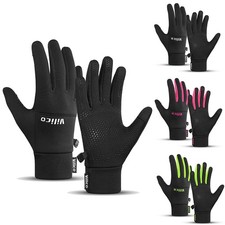 Men Winter Thermal Gloves Ski Gloves Warm Liner Touch Screen for Cycling Running