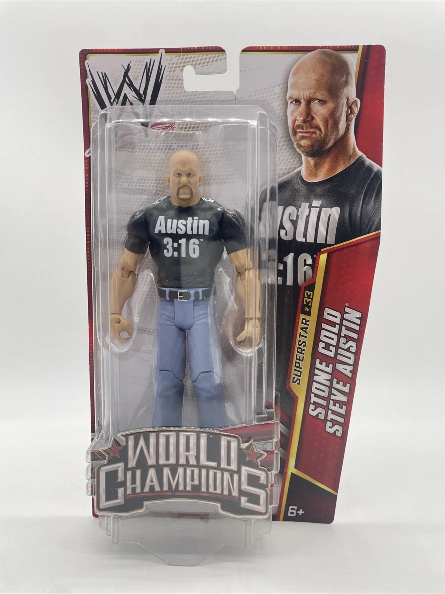 Mattel WWE Action Figure, 15,2 cm da collezione Stone Cold Steve Austin con 10 punti di articolazione e aspetto realistico
