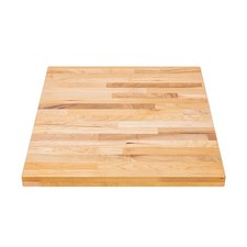 Solid Wood Table Top - 30 x 24 Butcher Block Countertop - Natural Maple Slab ...