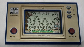 Nintendo Game ＆ Watch Fire / Chef with Manual ＆ Original Case Japan