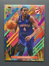 2025-26 Topps Finest Scottie Barnes #231 Rare Oil Spill Refractor SSP