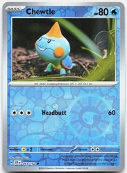 Chewtle 43/142 Stellar Crown Reverse Holo