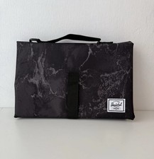 Herschel Supply Co. Diaper Changing Pad Mat in Marble Black Portable