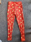 Disney LulaRoe Women's Leggings One Size Incredibles II Red Stretch — photo 4
