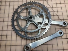 Vintage Shimano Durace FC-7410 Crankset SG 172.5mm 53/39