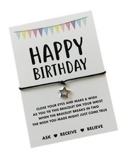Birthday bracelet  Gift for birthday  Birthday wish bracelet  Gift to say hap